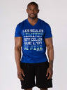 Men's Casual T-shirt BodyCross - Otis Blue - Front View