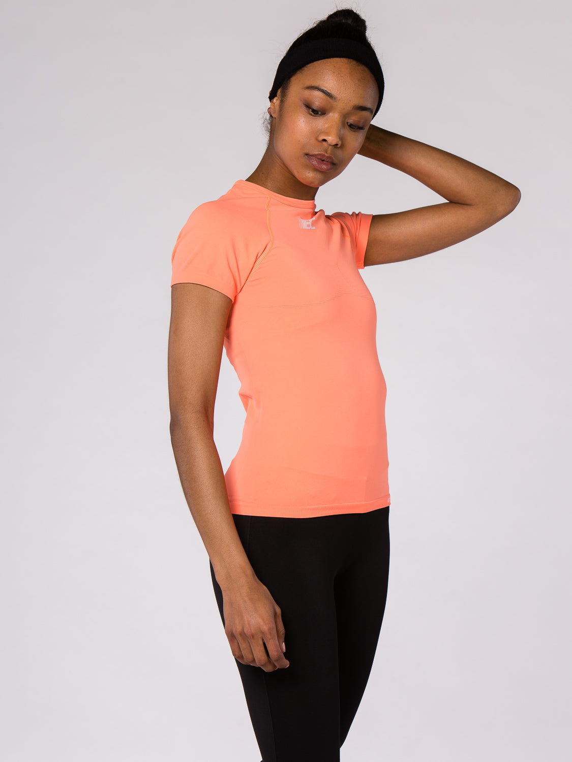 Camiseta de Compresi n Eleni Naranja Bodycross