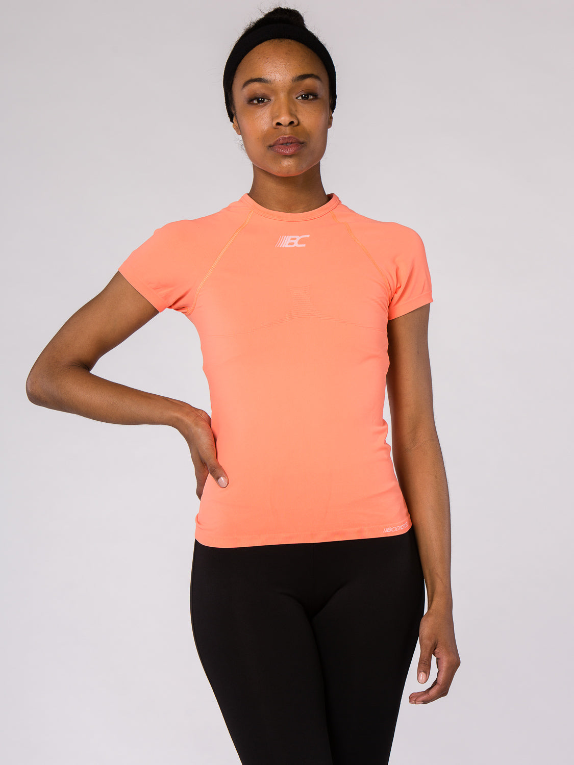 Eleni Compression T shirt Orange Bodycross