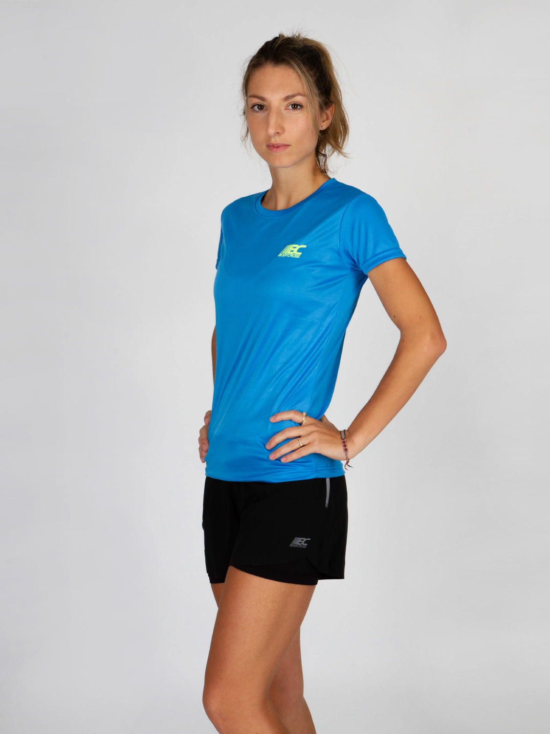 T-shirt de running femme PAZ Bleu