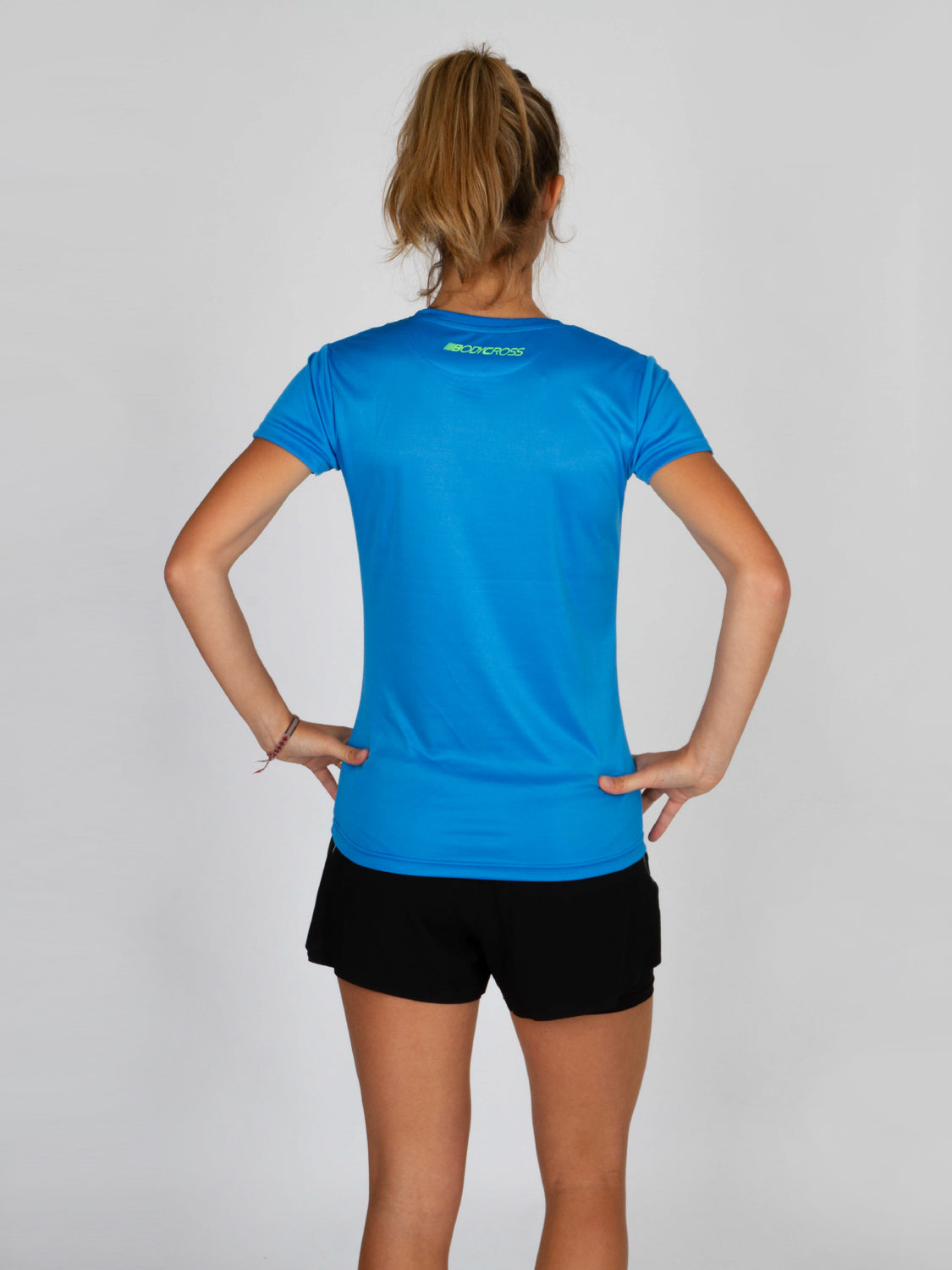 T-shirt de running femme PAZ Bleu