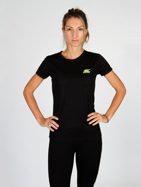 T-shirt de running femme PAZ Noir