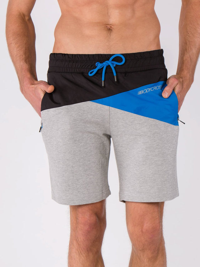 Short déperlant de running homme Mirco gris