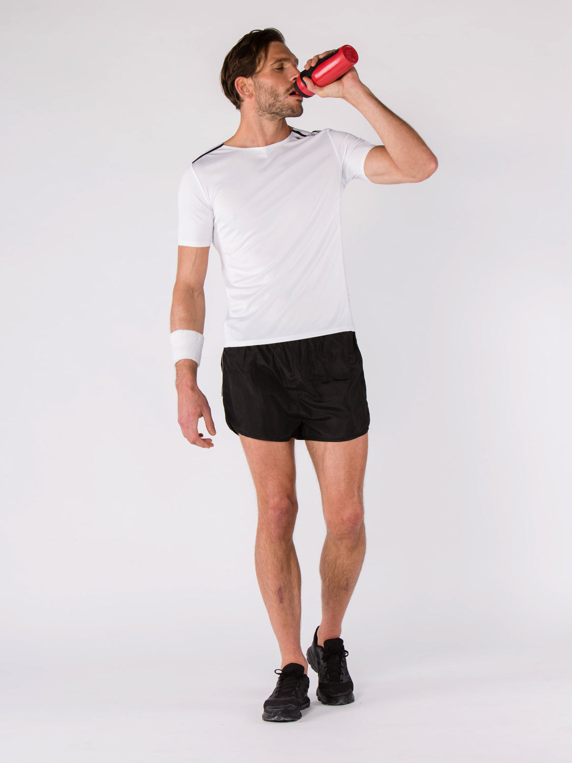 T-shirt de running homme Oliver Blanc