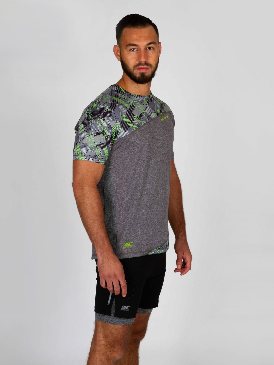 T-shirt de running homme Orso Gris – Bodycross