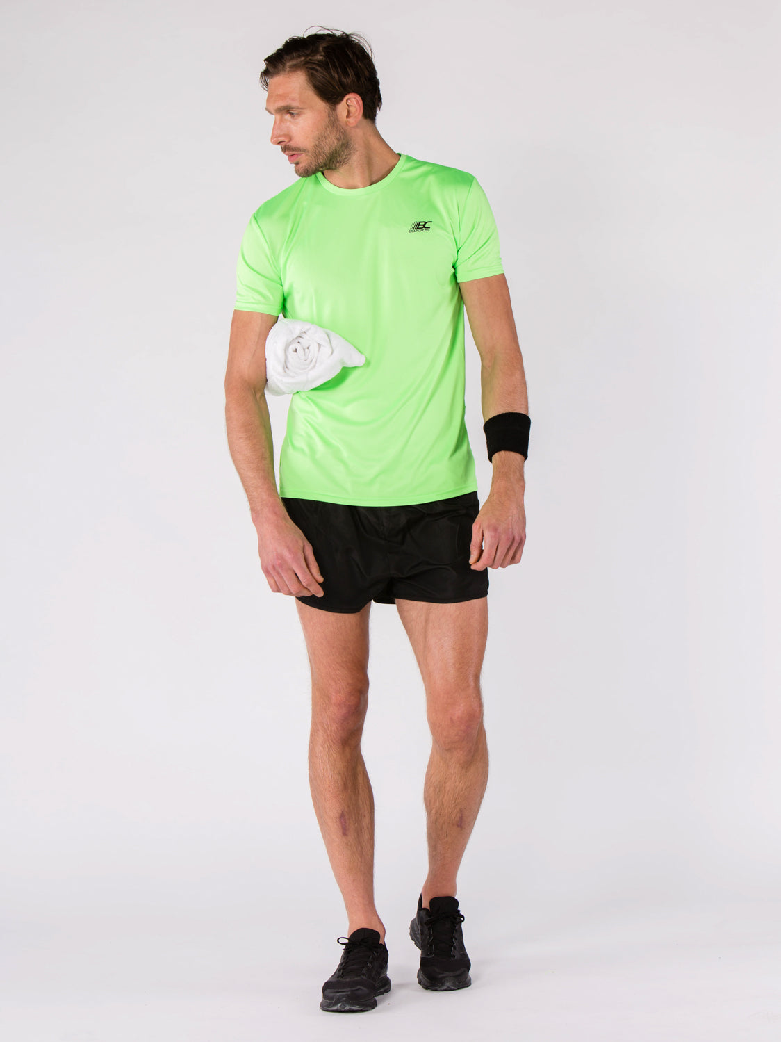 T-shirt de running homme MEO vert Fluo 