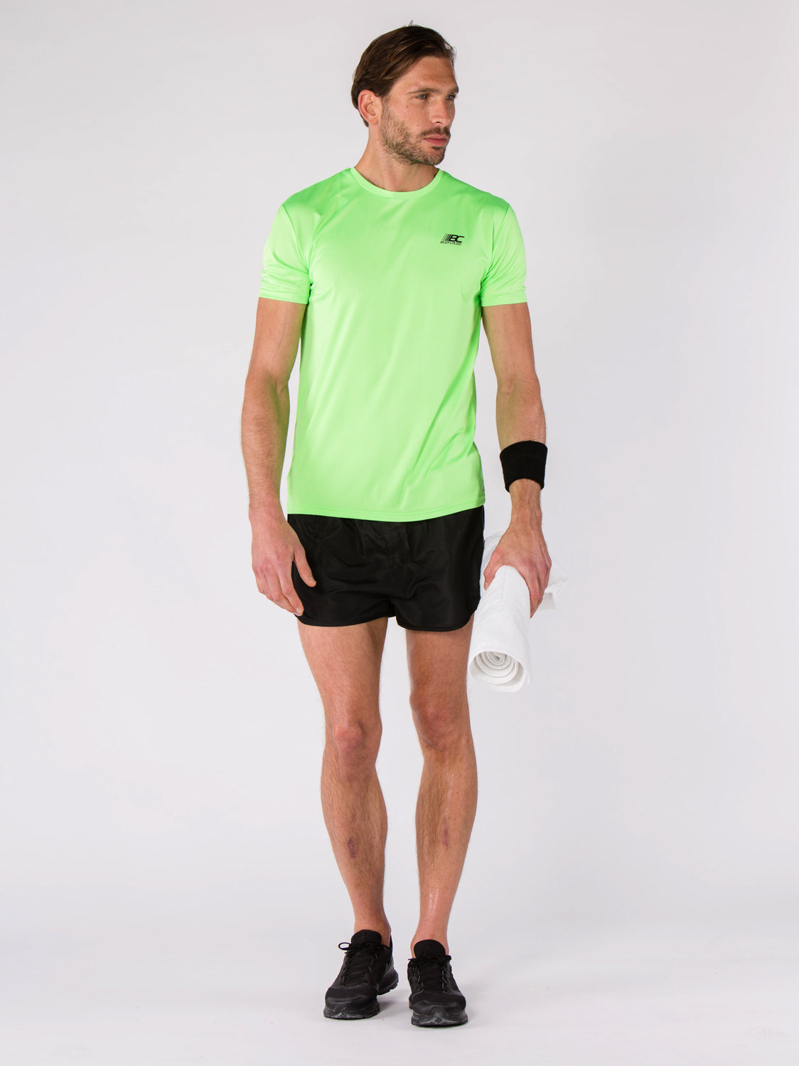 T-shirt de running homme MEO vert Fluo 