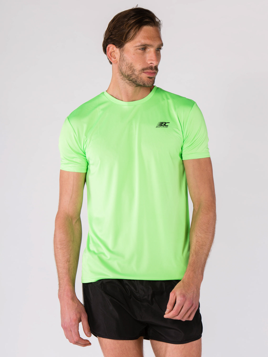 T-shirt de running homme MEO vert Fluo 