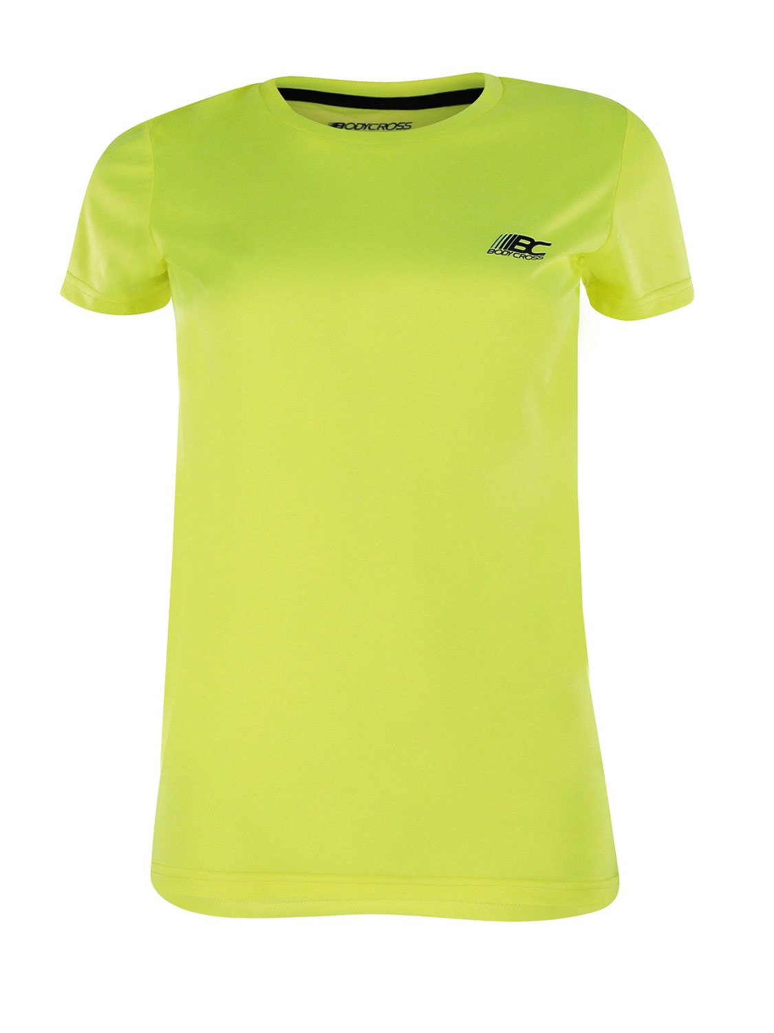 T-shirt de running femme PAZ Jaune Fluo