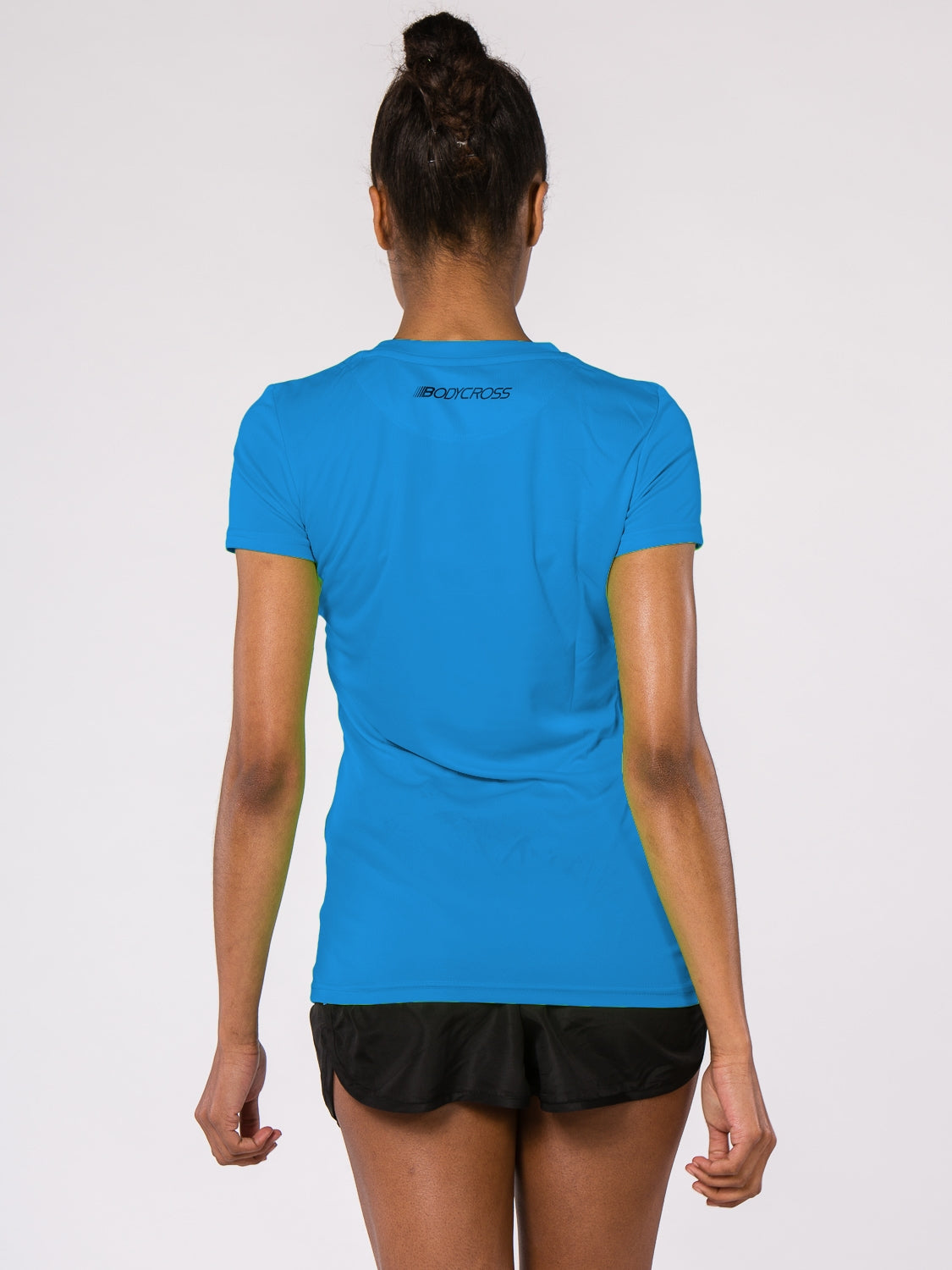 T-shirt de running femme PAZ Bleu
